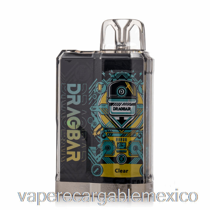 Vape Recargable Dragbar B3500 Desechable Transparente